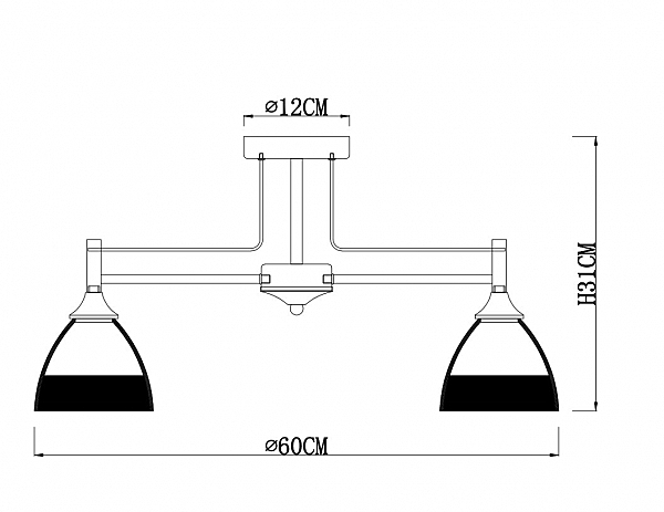 Потолочная люстра Fiamma A3521PL-3CC