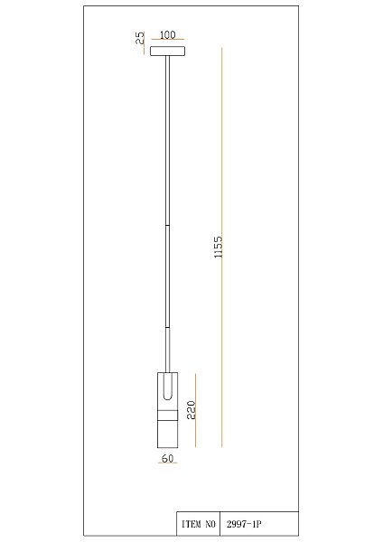 Светильник потолочный Light point 2997-1P