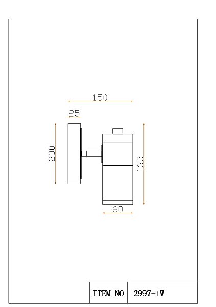 Светильник спот Light point 2997-1W