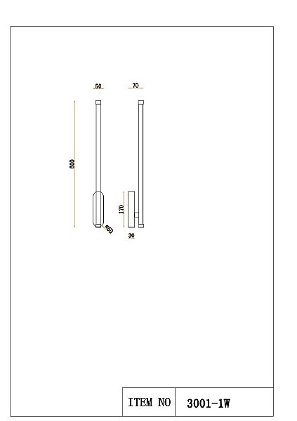 Настенный светильник Reed 3001-1W