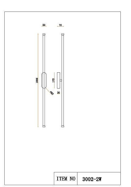 Настенный светильник Reed 3002-2W
