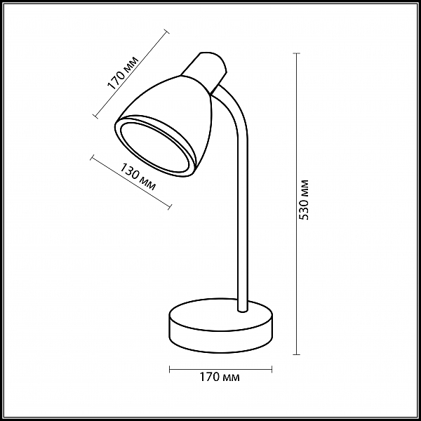 Настольная лампа Odeon Light  Mansy 2410/1T