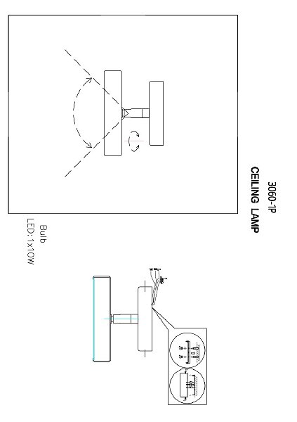 Светильник потолочный Atma 3060-1P