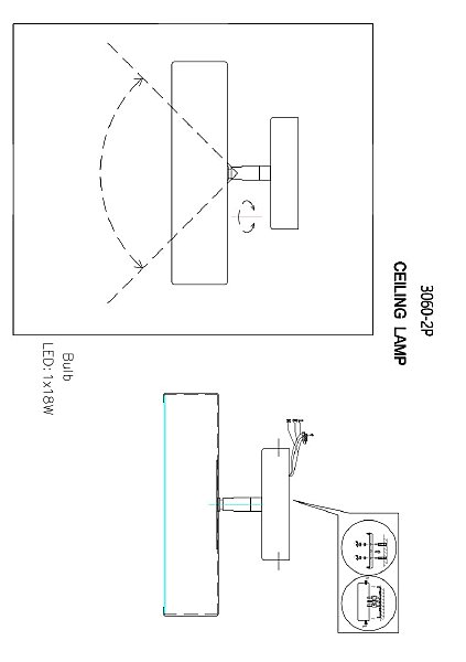 Светильник потолочный Atma 3060-2P