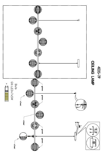 Подвесная люстра Infilato 4035-7P