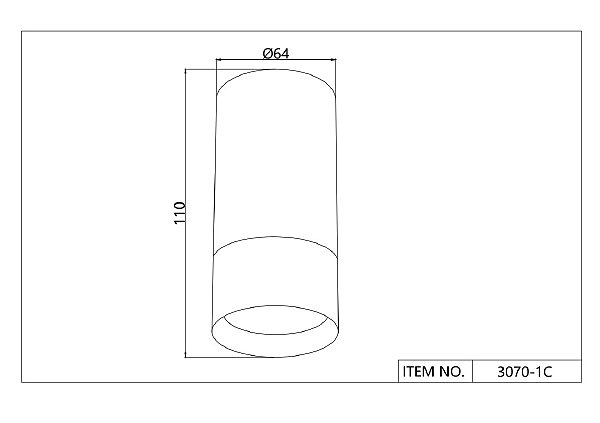 Накладной светильник Naram 3070-1C