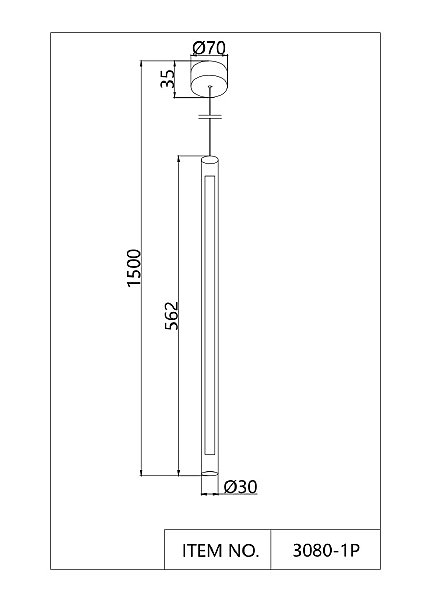 Светильник подвесной Lamba 3080-1P