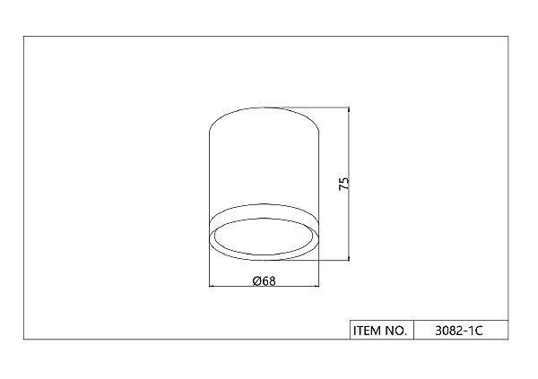 Накладной светильник Baral 3082-1C
