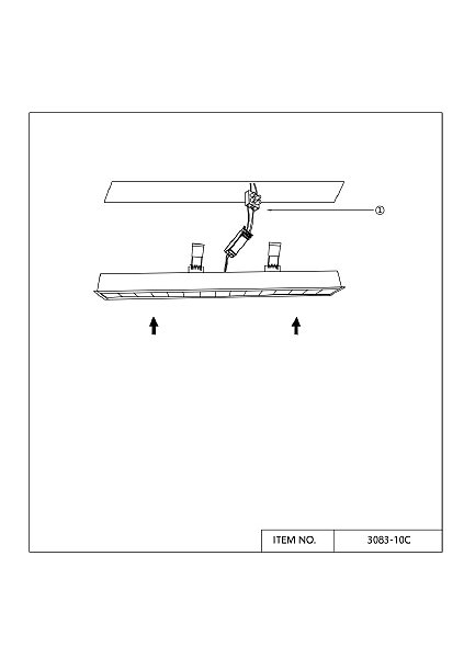 Встраиваемый светильник Roshni 3083-10C