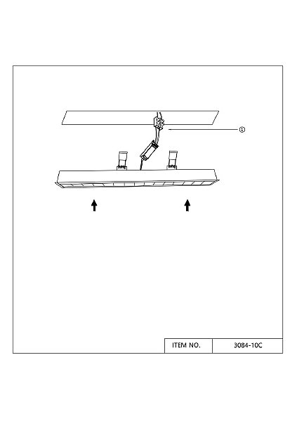 Встраиваемый светильник Roshni 3084-10C
