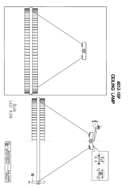 Подвесная люстра Placerat 4012-10P