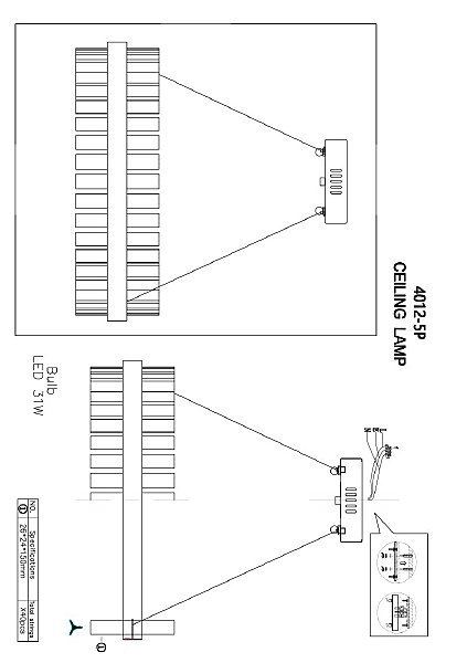 Подвесная люстра Placerat 4012-5P