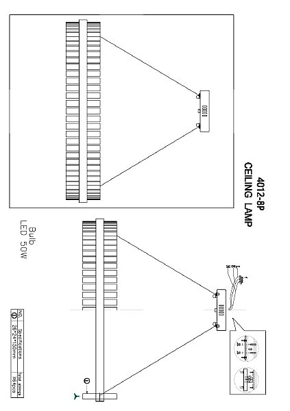 Подвесная люстра Placerat 4012-8P