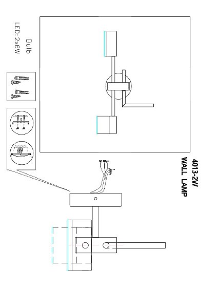 Настенное бра Modul 4013-2W