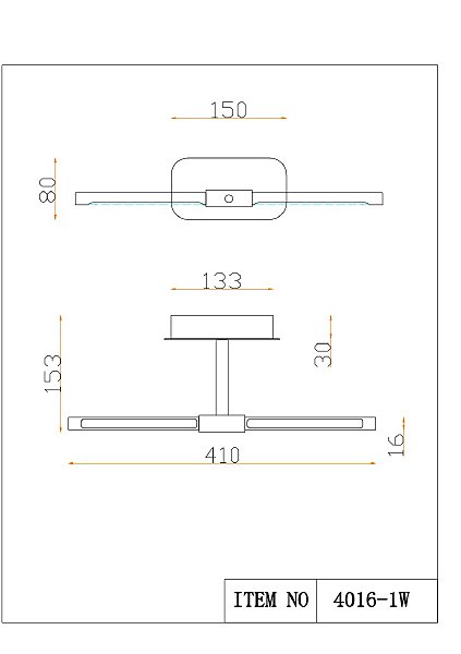 Подсветка зеркал и полок Insight 4016-1W