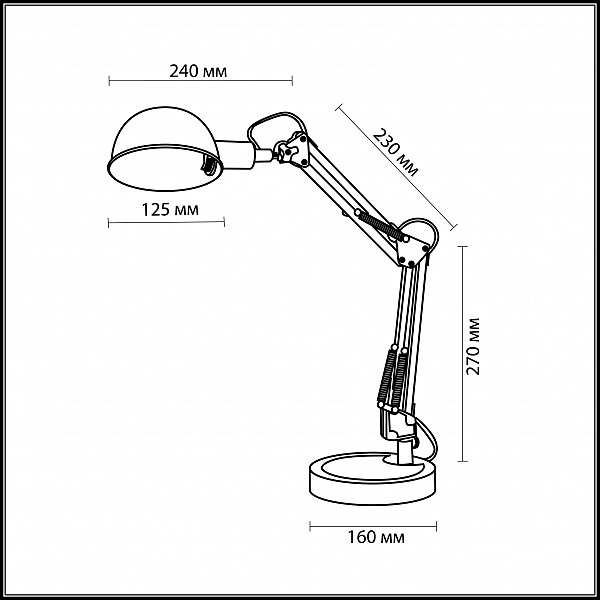 Настольная лампа Odeon Light  IKO 2324/1T
