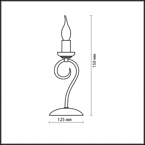 Настольная лампа Odeon Light  SANDIA 1297/1T