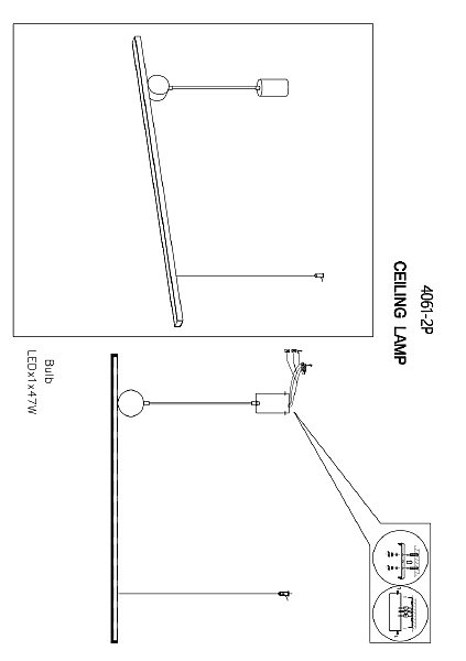 Подвесная люстра Firmato 4061-2P