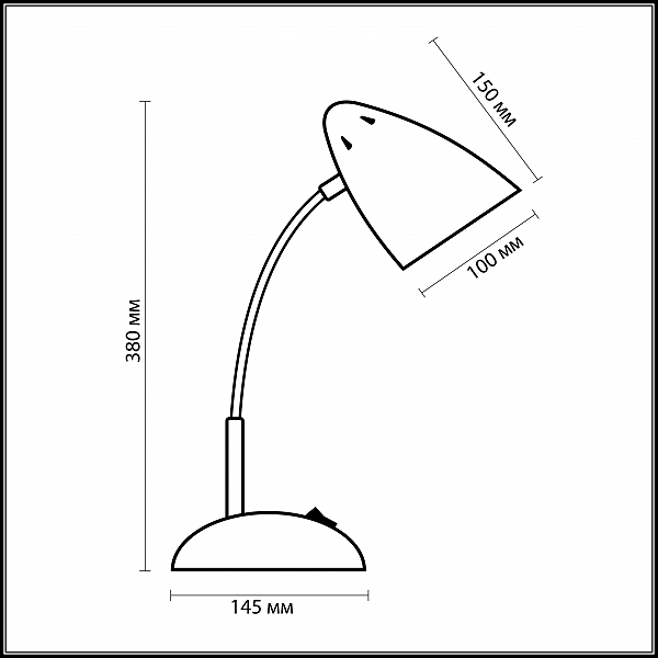 Настольная лампа Odeon Light  GAP 2104/1T