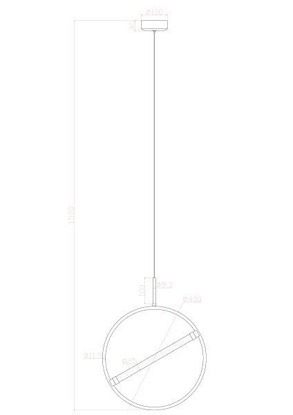 Светильник подвесной Dolores A2565SP-1PB