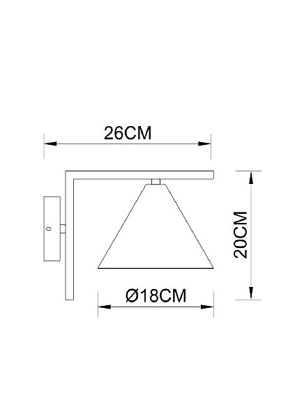 Настенное бра David A7033AP-1BK
