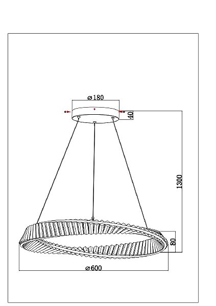 Подвесная люстра Millie 1136/17 SP-36