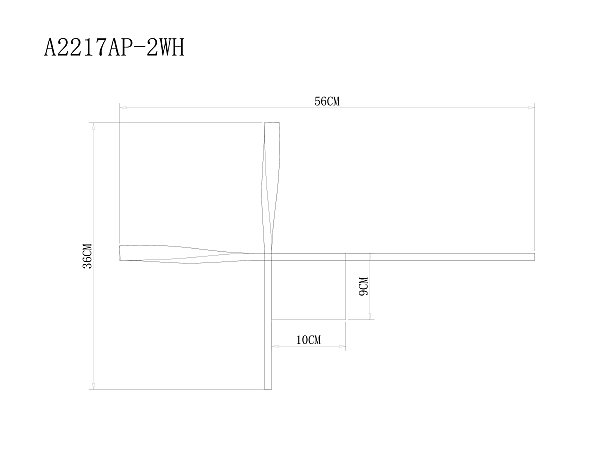 Настенный светильник Arte Lamp A2217AP-2WH