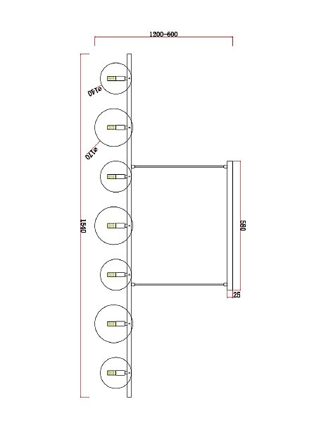 Светильник подвесной F-Promo 4104-7P