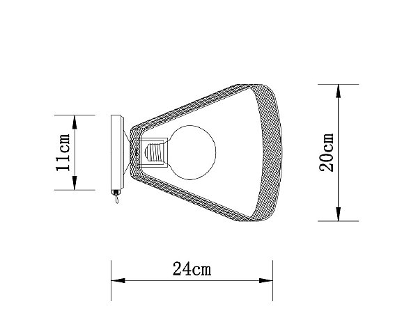 Настенное бра Maasym A7044AP-1BK