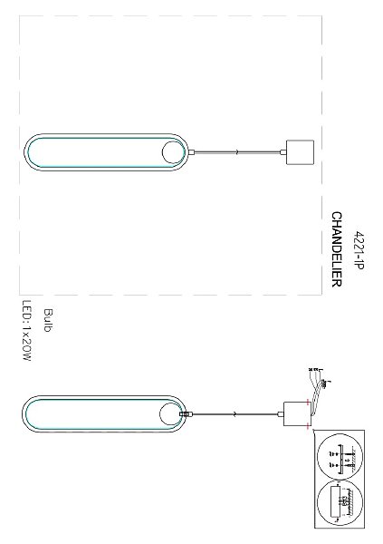 Светильник подвесной Altus 4221-1P