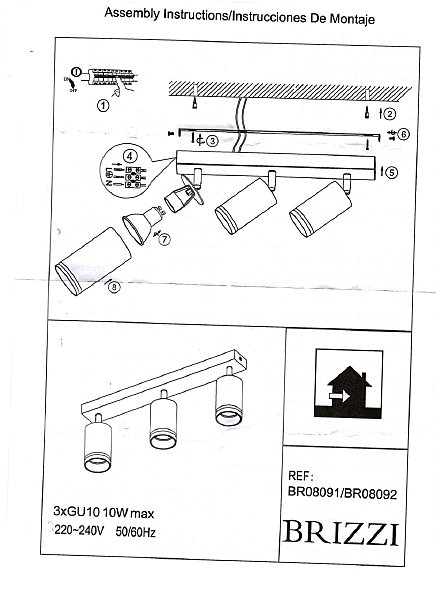 Светильник спот Aras BR08091