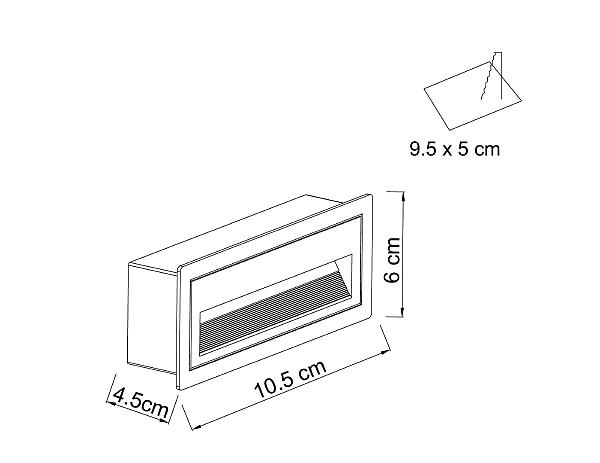 Подсветка для ступеней Piazza A7223IN-1BK