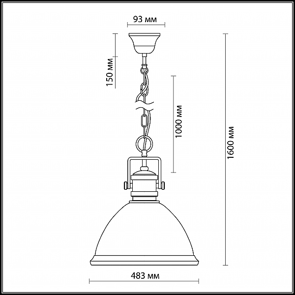 Светильник подвесной Talva 2901/1A