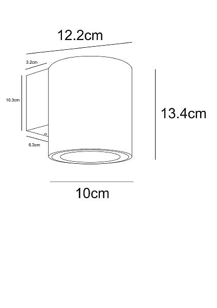 Уличный настенный светильник Torcular A1813AL-1BK