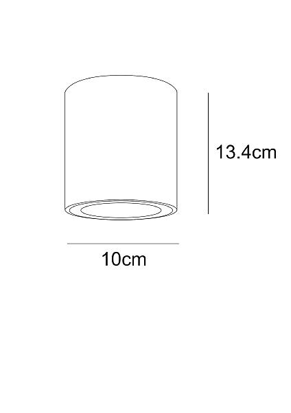 Уличный потолочный светильник Torcular A1813PF-1BK