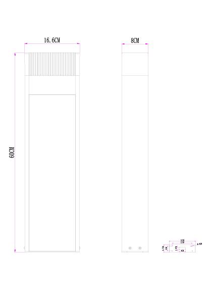 Уличный наземный светильник Arneb A2146PA-1BR