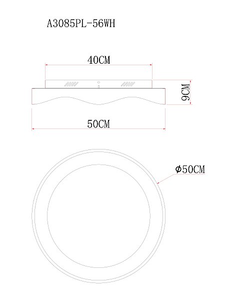 Светильник потолочный Ankaa A3085PL-56WH