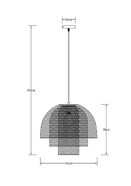 Светильник подвесной Castello A7064SP-1BK
