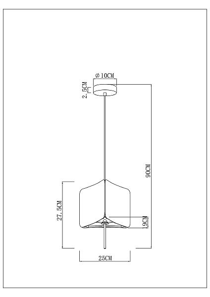 Светильник подвесной Trixie A7084SP-1BK