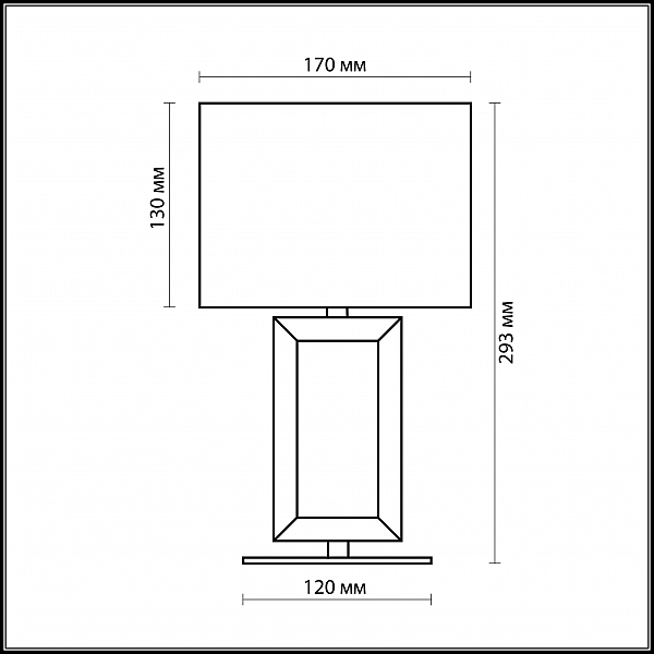 Настольная лампа Odeon Light  ATOLO 2197/1T