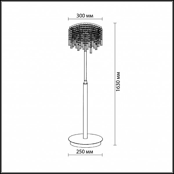 Торшер Odeon Light  LOLA 2231/6F