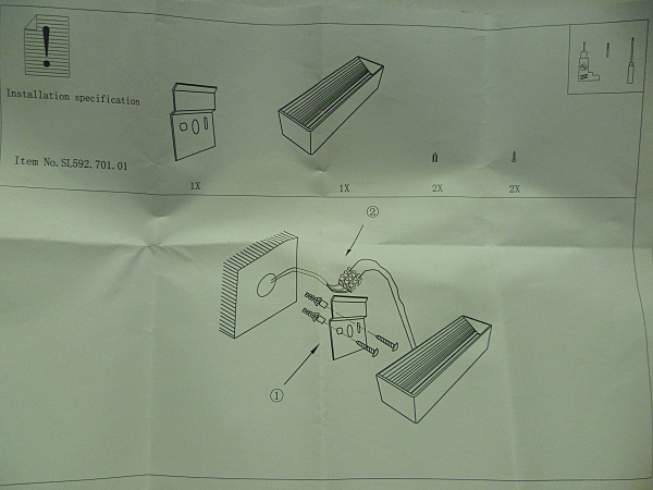 Светодиодная бра SL592 SL592.701.01