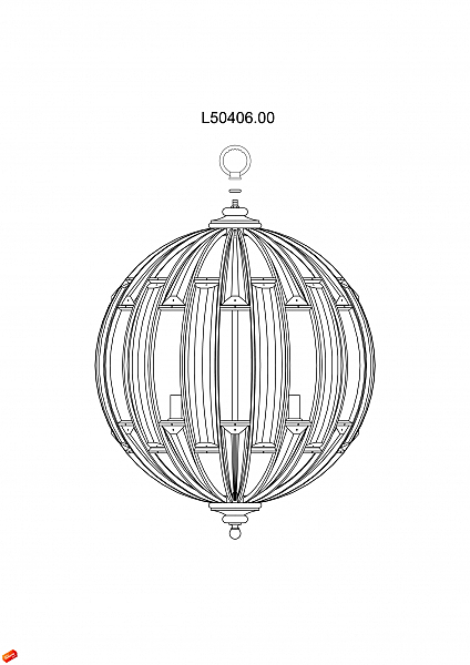 Подвесная люстра SPACE L50406.00