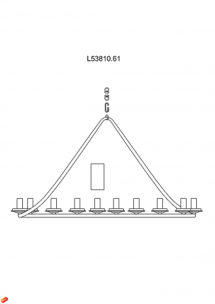 Подвесная люстра Infinity L53810.61