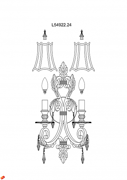 Бра BLISS L54922.24