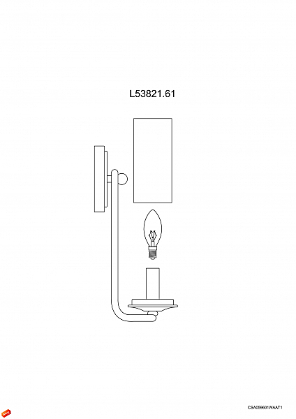 Настенное бра Infinity L53821.61