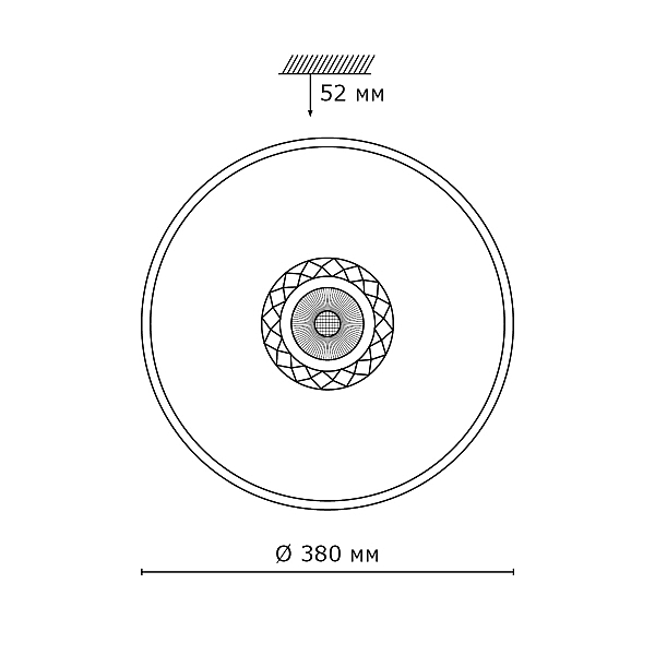 Настенно потолочный светильник Lavora 2044/DL