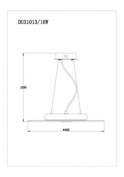 Светильник подвесной Lami 1368/16S