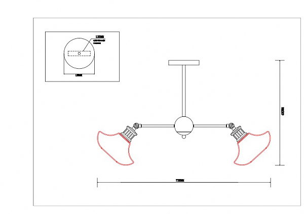 Потолочная люстра Gala 1099/5C