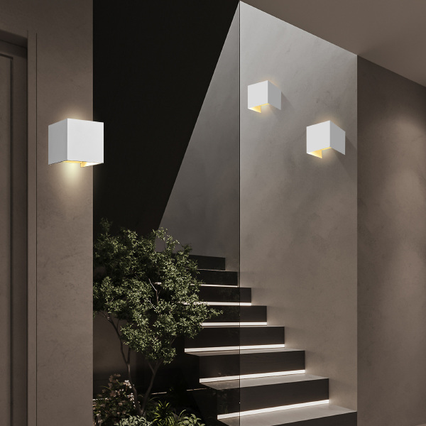 Уличный настенный светильник Fulton O572WL-L6W